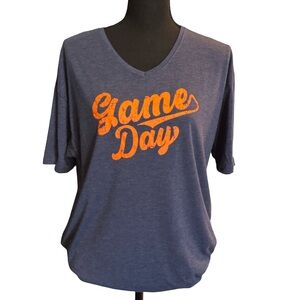 Game Day Blue and Orange T-Shirt - NWOT
